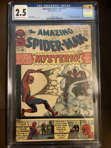 The Amazing Spider-Man #13 (Marvel Comics June 1964) 1st Mysterio CGC 2.5