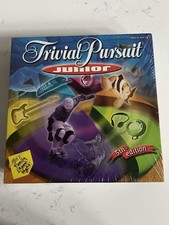 Trivial Pursuit Jr. Junior 5th Edition Board Game 2001 COMPLETE.