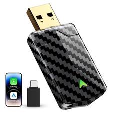 Mini Wireless CarPlay Adapter for Android Auto 2026 Upgrade, No Delay, Fast...