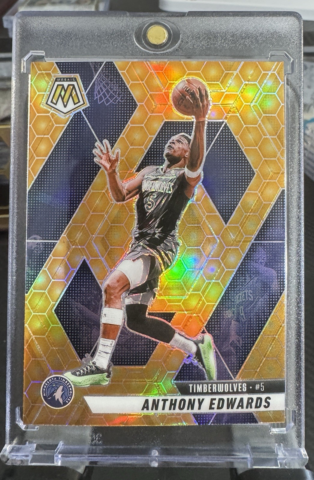 2024-25 Panini Mosaic Anthony Edwards #36 Honeycomb