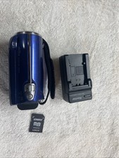 JVC Everio GZ-MS230AU Blue EXCELLENT With Battery And Charger 1GB SD Card