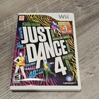 Just Dance 4 Nintendo Wii Ubisoft Multiplayer Manual Included NTSC-U/C Case