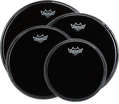 Remo Ambassador 4-pc Tom Pack - 10''/12''/14''/16'' - Ebony