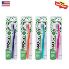 Fun and Ergonomic Kids Toothbrush 4-Pack: Soft DuPont Bristles for Active Kids