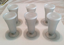 VTG Tupperware Smoke Gray Tall Dessert Parfai...