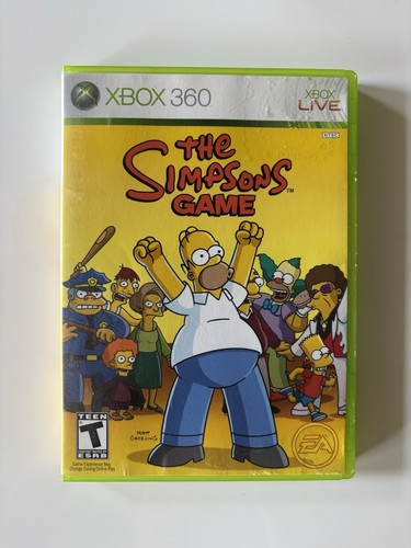 The Simpsons Game (Microsoft Xbox 360, 2007)