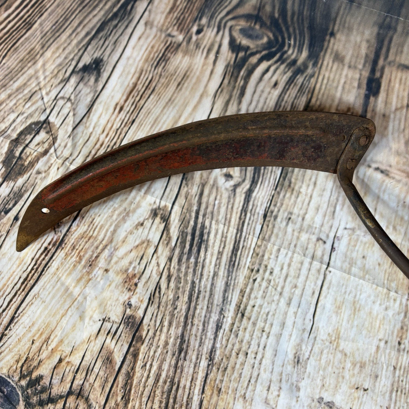 Vintage Wizard Western Auto Hand Sickle Grass Hook Farm Tool Oklahoma Farmhouse