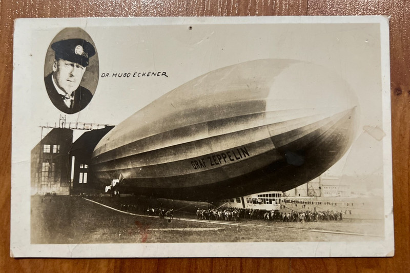 vintage Graf Zeppelin postcard