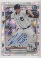 2020 Bowman Chrome Prospects Atomic Refractor 100/100 Zack Hess #CPA-ZH Auto 0g4