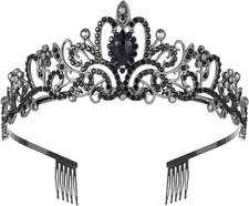 Sparkling Crystal Princess Tiaras for Women Girl Crown Queen Headband Fashion He