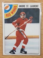 1978-79 TOPPS ANDRE ST. LAURENT #32 DETROIT RED WINGS