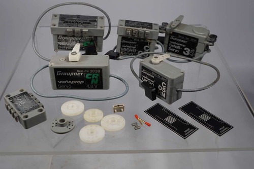 Vintage Graupner Varioprop Servos und Zubehör