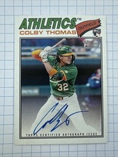 2026 Topps Heritage Real One Autographs #ROACT Colby Thomas Auto - NM-MT