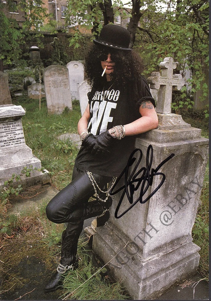 Slash Signed in Guns N' Roses Memorabilia for sale | eBay UK