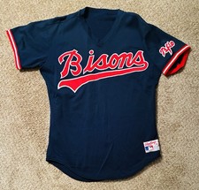 1989-91 Buffalo Bisons Game Used Terry Collins Jersey Manager Pilot Field