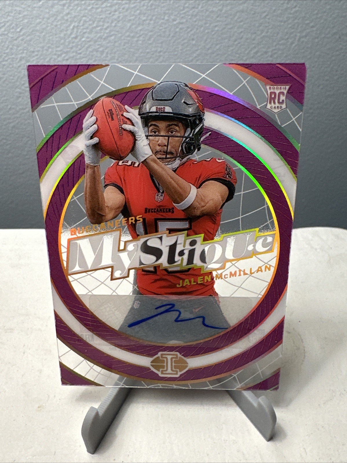 Jalen McMillan Panini Illusions Mystique #22 Autograph