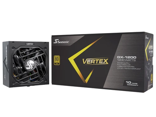 Seasonic VERTEX GX-1200, 1200W 80+ Gold, ATX 3.0 & PCIe 5.0 Ready, Full-Modular,