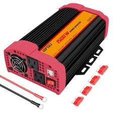 1500W Car Power Inverter DC 12V to AC 110V Car Converter Charger Adapter with...