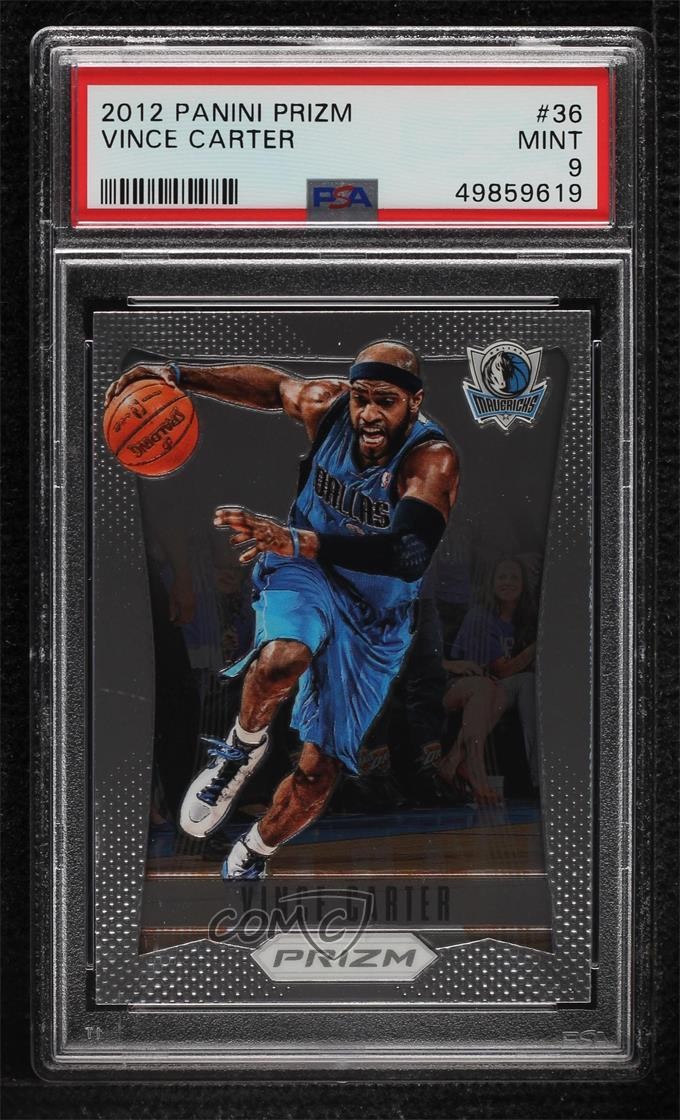 2012-13 Panini Prizm Vince Carter #36 PSA 9 MINT HOF 03rx