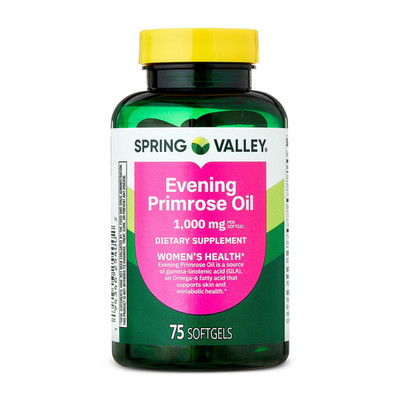 Spring Valley  Evening Primrose Oil Women s  Health, 1000 mg 75 softgels