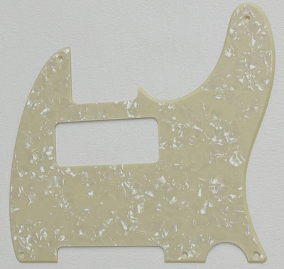 1 Ply Cream Pearl Pickguard Fit Fender Telecaster Tele  5 Hole P90 Style