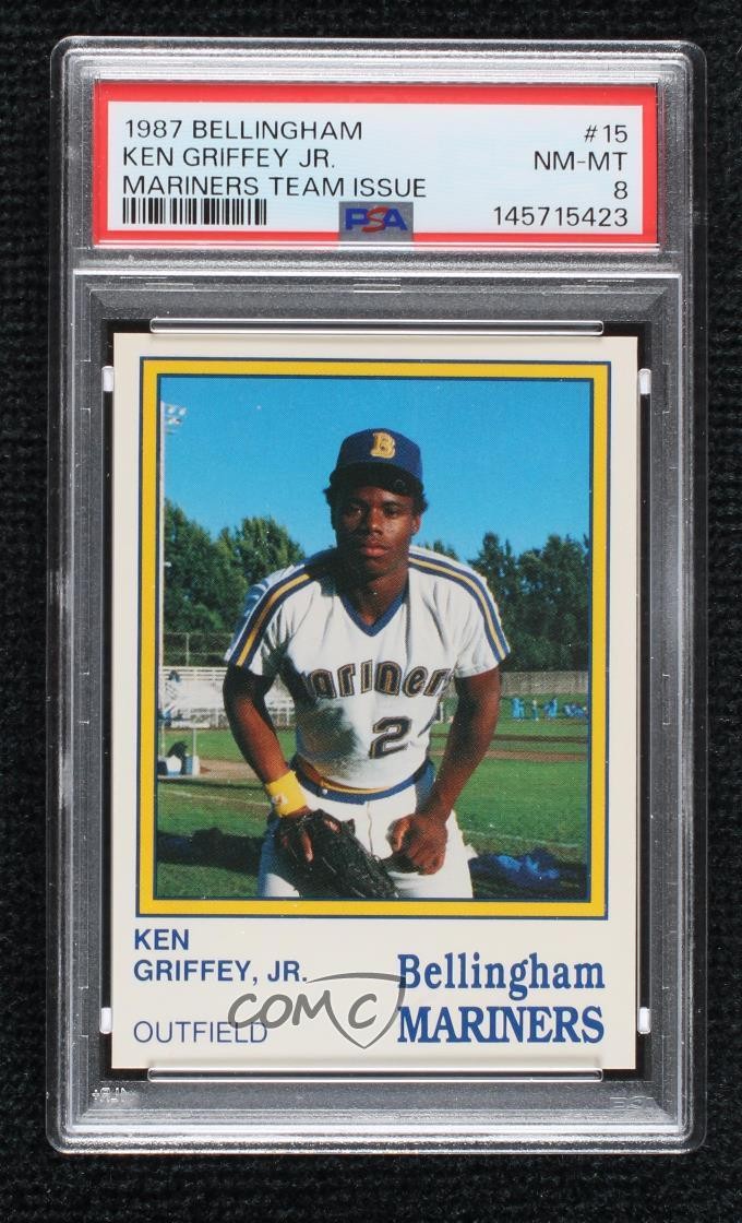 1987 International Sportcard Bellingham Mariners Ken Griffey Jr #15 HOF b4d