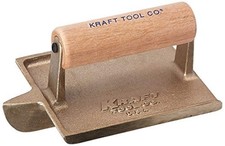 Kraft Tool CF314 Deep Bit Bronze Groover with Wood Handle, 6 x 4-1/2-Inch
