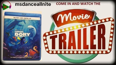 Disney's Finding Dory (Blu-ray/DVD,2016,3-Disc Set) Nemo,Pixar