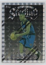1996-97 Topps Finest Uncommon Silver Refractor Stephon Marbury #253 9l4