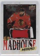 2025-26 Chicago Blackhawks Centennial Madhouse Materials Jason Dickinson 1t3b