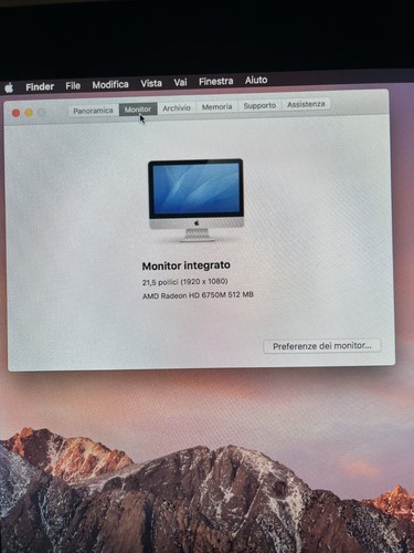 Apple iMac 21.5" Mid 2011 500GB, Intel i5 2.5GHz, 4GB High Sierra v.10.12.06 - Zdjęcie 6 z 6