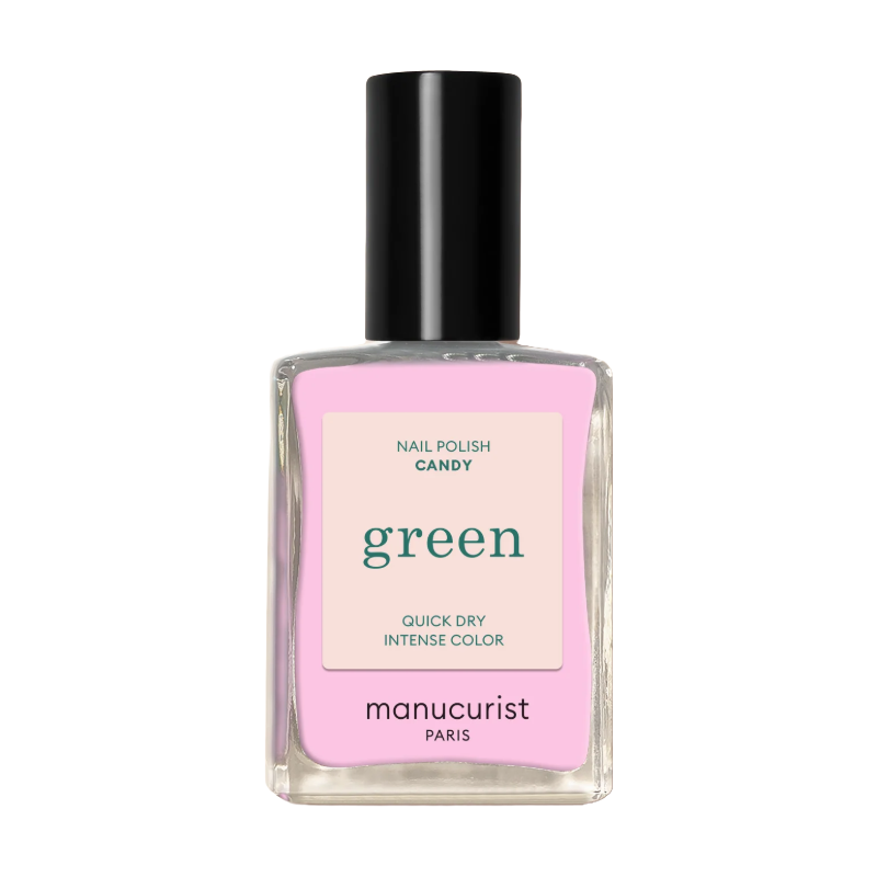 Manucurist Green Neon Pink Nail Polish 15ml Candy - Vegan Nail Varnish
