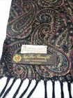 Loro Piana Scarf 100% Cashmere Red Paisley Reversible Fringe — photo 2