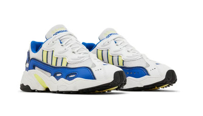 Sz 11 Wmns - Adidas Ozweego OG Comfy Casual Shoes White Blue  IE6998