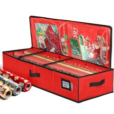 Wrapping Paper Storage Container Fits up to 27 Rolls 1 3/8 Diam. - Underbed G
