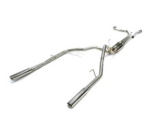 OBX Stainless Catback Exhaust System 07-15 Nissan Titan 5.6L Dual Split Rear 9pc