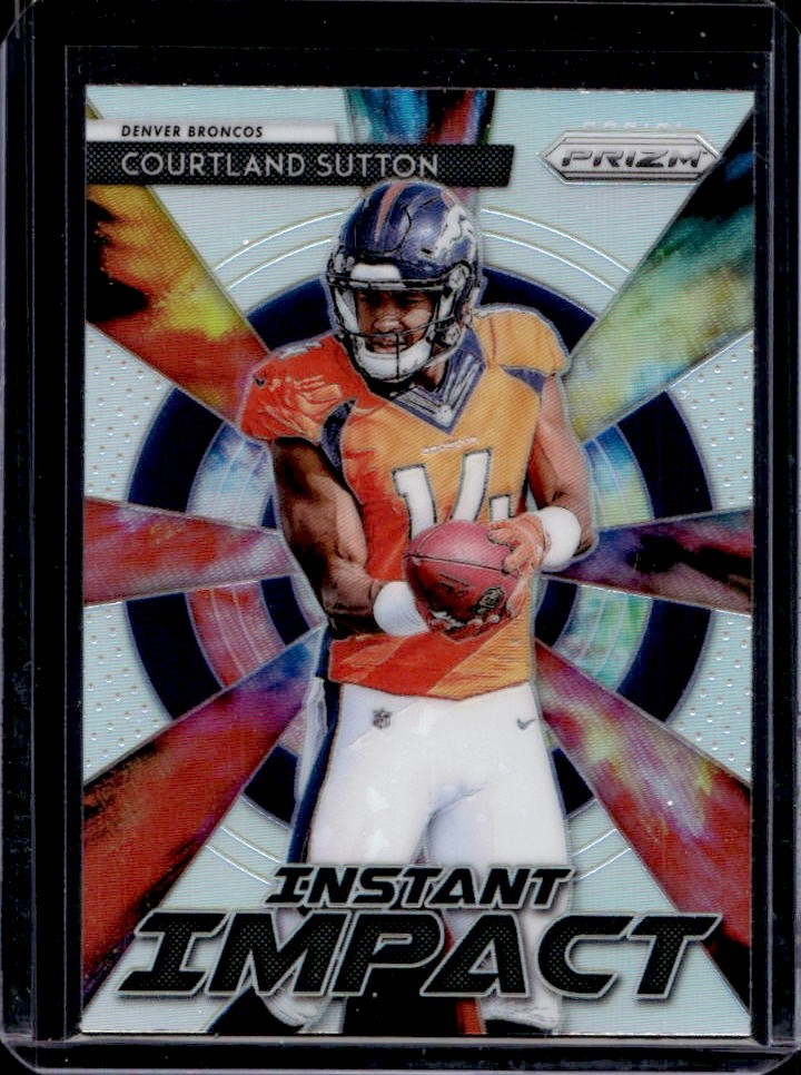 Courtland Sutton Panini Prizm Instant Impact #II15 Base
