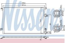 Nissens Condenser for Saab 9-3 t BioPower B207R 2.0 October 2007 to June 2010