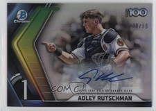 2022 Bowman Chrome Scouts Top 100 /50 Adley Rutschman #BTP-1 Auto 0ok8