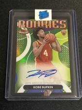 2023-24 Finest #RFA-KOB Kobe Bufkin Rookie Autographs Black Refractors #/25 Auto