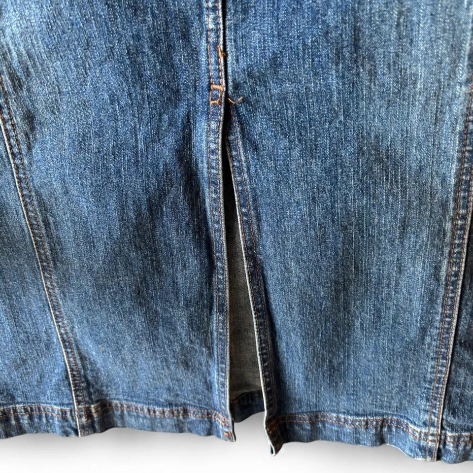 Vintage 90s villager maxi denim skirt — 第 3/4 张图片