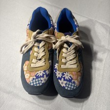 Inkkas Hendrix Women's Joggers Multi-Colored Floral Sneakers, Size US 7 Eur 38