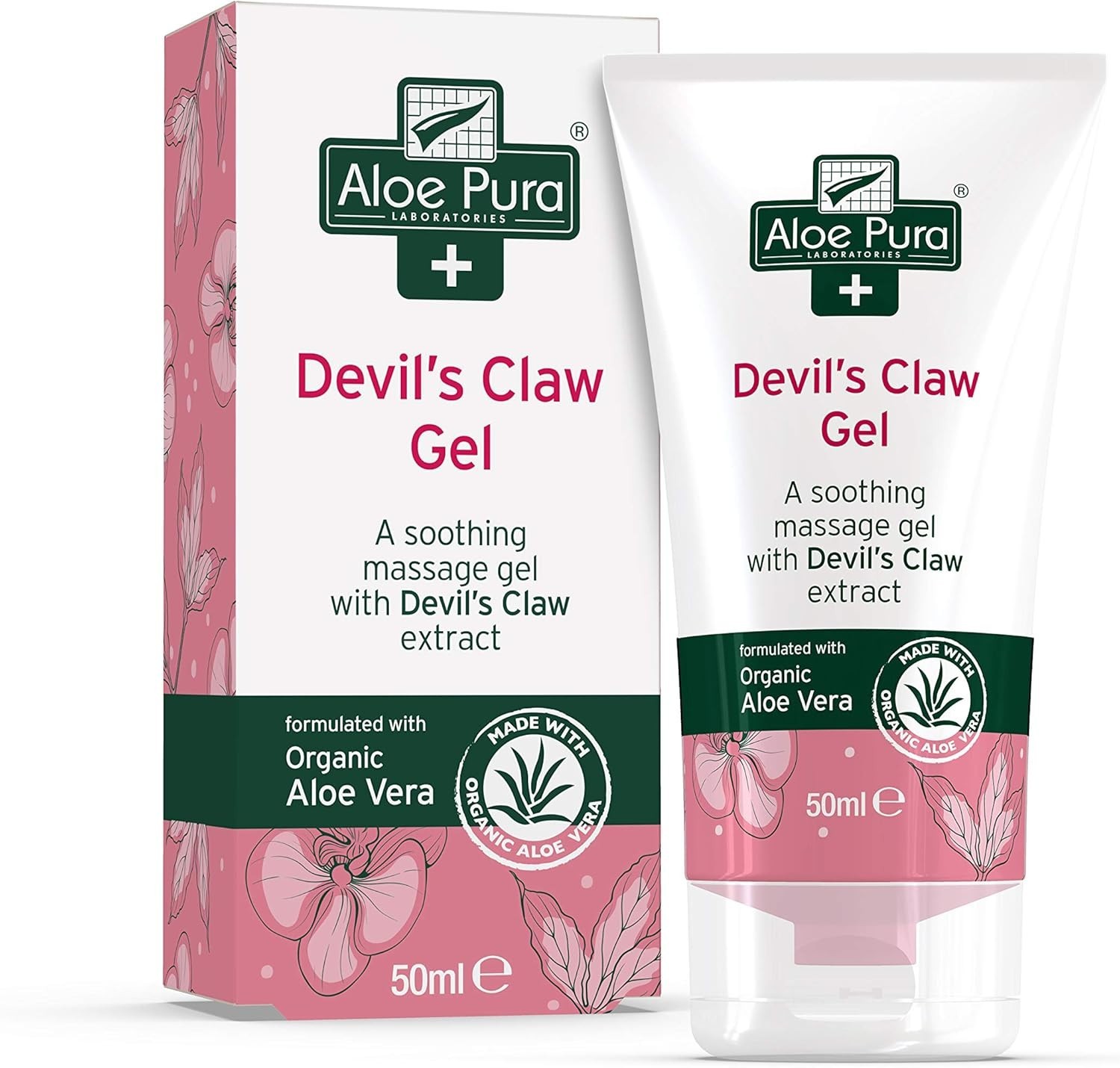 Aloe Pura Devil's Claw Gel with Organic Aloe Vera, Natural, Vegan, Cruelty Free, Paraben & SLS Free, Soothing, 50ml - Image 4