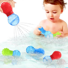 3Pack Bath Toys for Toddlers 1-3 - Sensory Squeezing Water Bathtub Toys for Kids