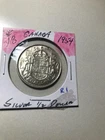 1954 Canada  Silver Half  Dollar
