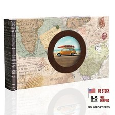 4x6 Photo Album - Picture Album Holds 50 Horizontal Photos - Memo Writing Area