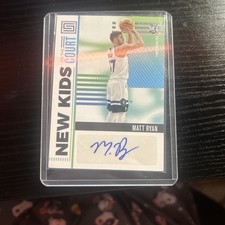 2022-23 Panini Chronicles Status Matt Ryan New Kids Auto Autograph RC Rookie