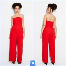 XXS - Womens Wide Leg Tube Jumpsuit - Wild Fable - Red