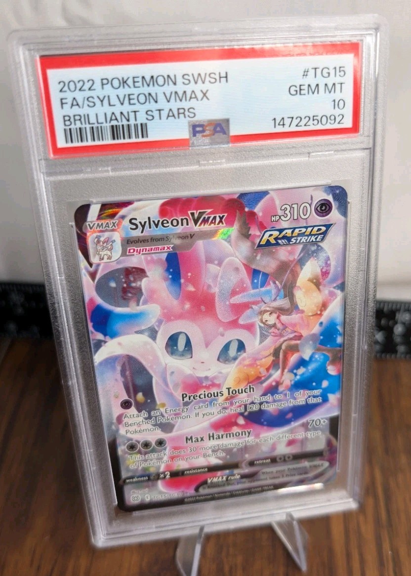 PSA 10.0 GEM - MT Sylveon VMAX TG15/TG30 Pokemon TCG