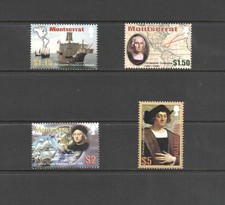 T2705   Montserrat  2006   Christopher Columbus   4v.   MNH